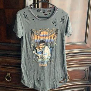 Jimi Hendrix Distressed Tee